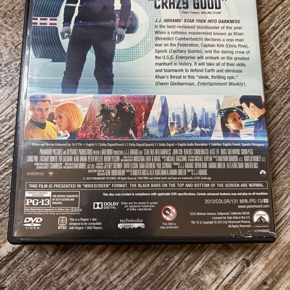 Star Trek Into Darkness DVD - Picture 4 of 7